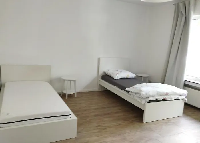 아파트 4 Personen - In Wohnung, Zentral, Ruhig, Modern 뤼베케