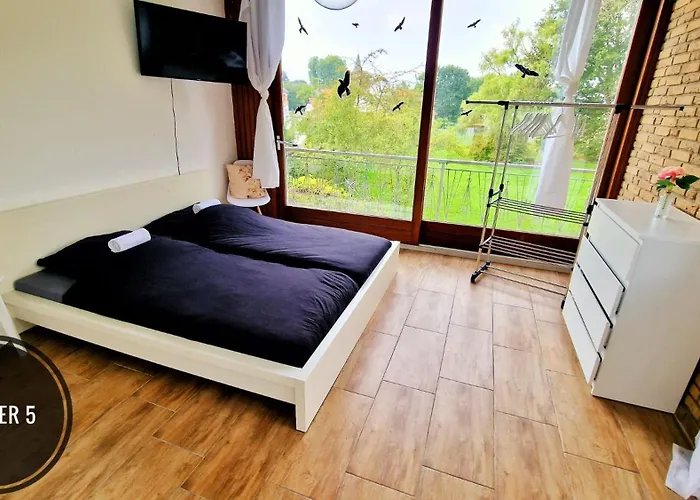 4 Personen - In Wohnung, Zentral, Ruhig, Modern 아파트 뤼베케